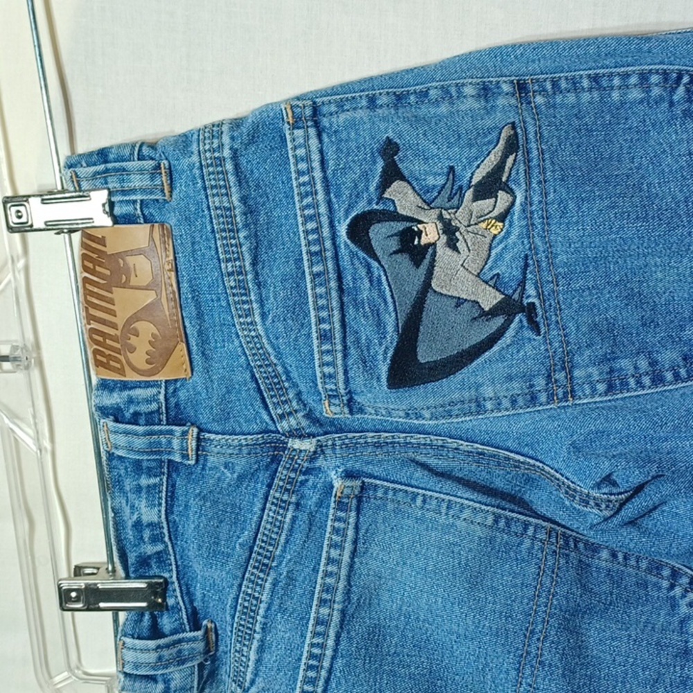 Children's Batman Jeans Warner Bros. Studio Store Size 4 1999 - Picture 2 of 9